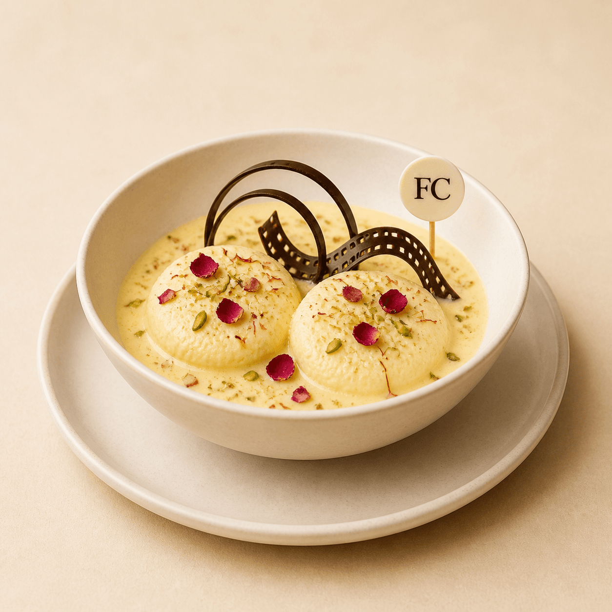 Renimate Render Rasmalai menu item